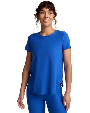 Beyond Yoga Women's Featherweight On The Down Low Tee - Blue