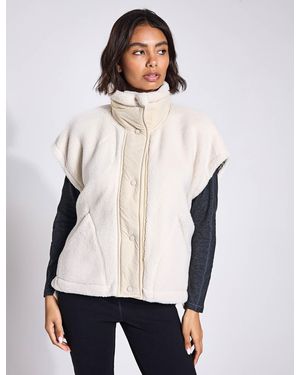 Fp Movement Women's Scout It Out Fleece Vest - White