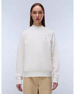 Napapijri Women's Aurora Crew Neck Sweatshirt - White