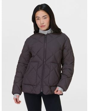 Sweaty Betty Women's On The Move Quilted Jacket - Grey