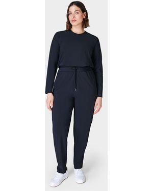 Sweaty Betty Explorer Long Sleeve Jumpsuit - Blue