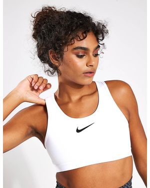 Nike Women's Swoosh High Support Sports Bra - White