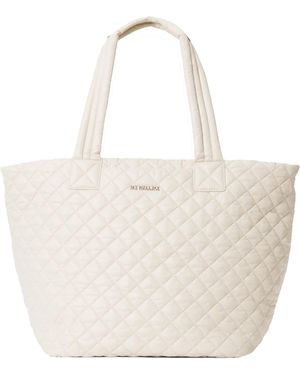 MZ Wallace Women's Medium Metro Tote Deluxe - White