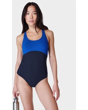 Sweaty Betty Women's Ocean Xtra Life Performance Swimsuit - Blue
