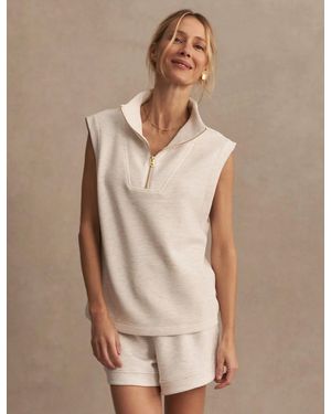 Varley Women's Magnolia 2.0 Half-zip Tank - Natural