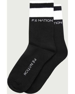 P.E Nation Women's Homage Sock - Black
