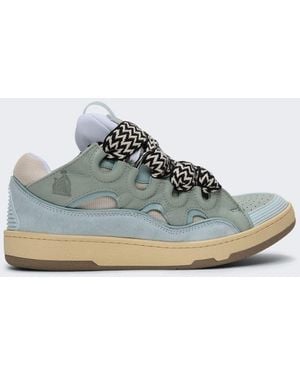 Lanvin Men Curb Sneakers - Blue