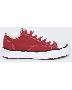 Maison Mihara Yasuhiro Peterson 23 Low-top Canvas Sneakers - Red