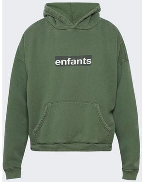 Enfants Riches Deprimes Memorized/destroyed Hoodie - Green