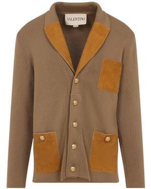 Valentino Virgin Wool Jacket - Brown