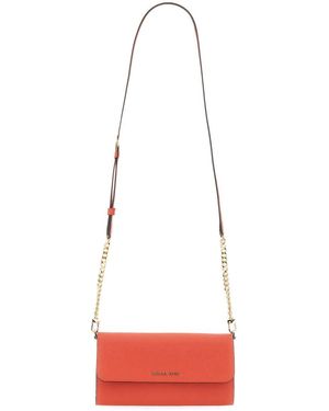 MICHAEL Michael Kors Wallet With Shoulder Strap - Red