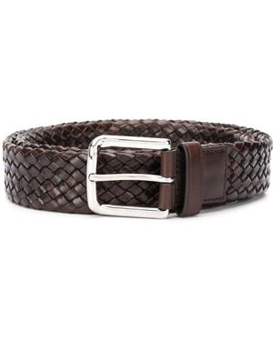Church's Polished Binder Weave Belt Accessories - Brown