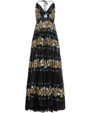 Etro Cotton Long Dress - White