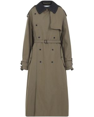 Carven Ca307 Trench Coat - Natural