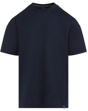 Brioni Cotton T-Shirt - Blue