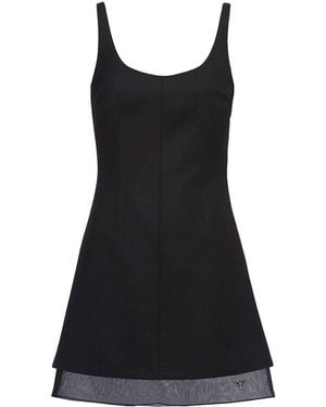Prada Wool Short Dress - Black