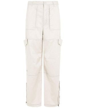 Acne Studios Microfiber Cargo Pants - White