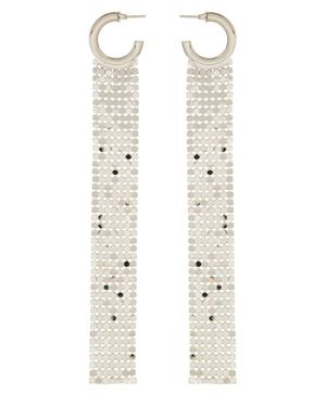 Rabanne Mesh Earrings - White