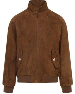 Valentino Suede Jacket - Brown