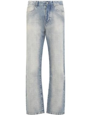 Amiri Ma Quad Cuff Straight Jeans - Gray