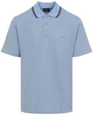 Brioni Cotton Polo - Blue