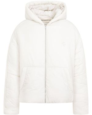 Mordecai Padded Hooded Nylon Jacket - White