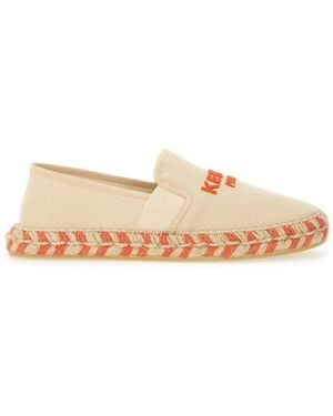 KENZO Espadrille With Logo - Natural