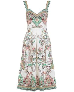 Etro Cotton Bralette Dress - White