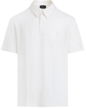 Brioni Wool Polo - White