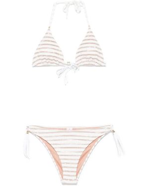 PIN UP Marina Triangle Bikini - White