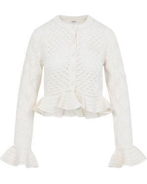 Chloé Cardigan - White