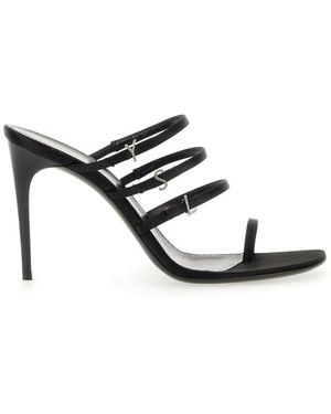 Saint Laurent Leather Sandal - Black
