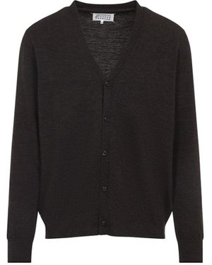 Maison Margiela Wool Cardigan - Black
