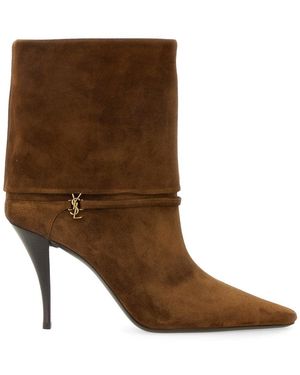 Saint Laurent Ankle Boot "Niki" - Brown