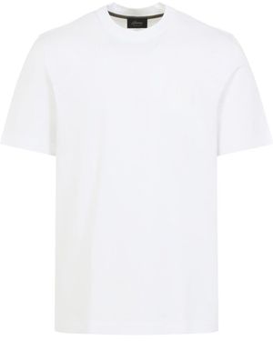 Brioni Cotton T-Shirt - White