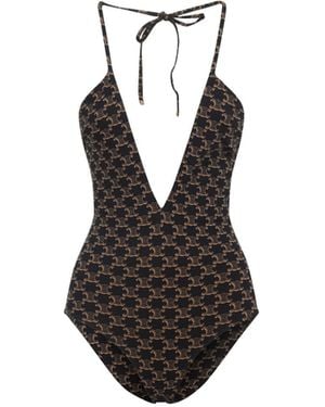 Celine Polyamide One-Piece - White