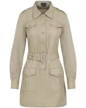 Tom Ford Safari Mini Dress - Natural