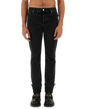 Gucci Pants With Web Details - Black