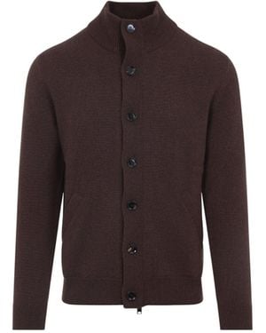 Brioni Cashmere Zip Blouson - Brown