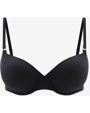 Thirdlove Swim Demi Cup Bikini Top Bra - Black