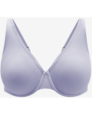 Thirdlove Organic Cloud Cotton Perfect Coverage Bra - Blue