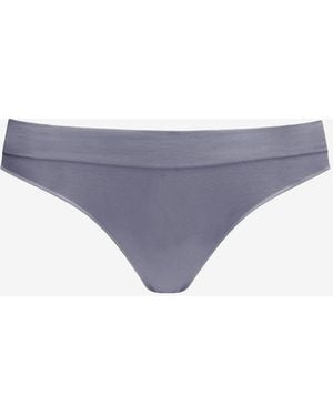 Thirdlove Seamless Stretch Cotton Thong Panty - Brown