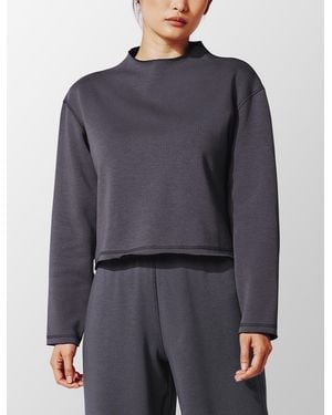 Thirdlove Cuddle Fleece Reversible Lounge Top - Black