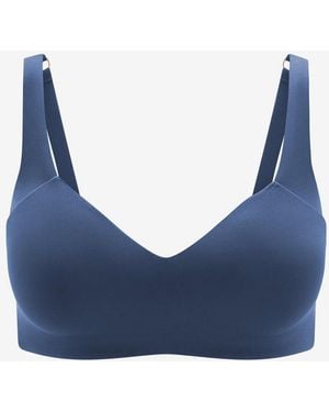 Thirdlove Comfortstretch Smoothing Wireless Bra - Blue