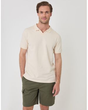 Threadbare Regular Fit Textured Cargo Shorts - Green