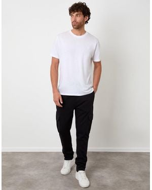 Threadbare Cargo Joggers (2 Pack) - Black