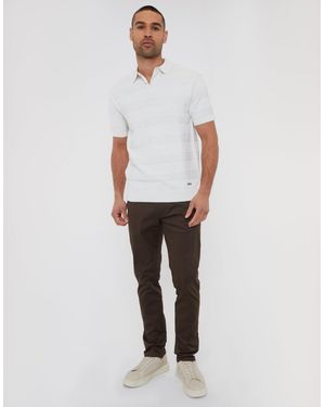 Threadbare The Classic Slim Fit Chino Trousers - White