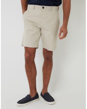 Threadbare Regular Fit Stretch Chino Shorts - Natural