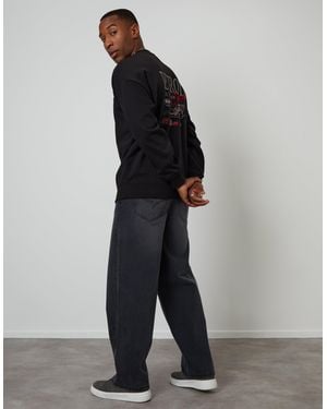 Threadbare Baggy Fit Jeans - Black