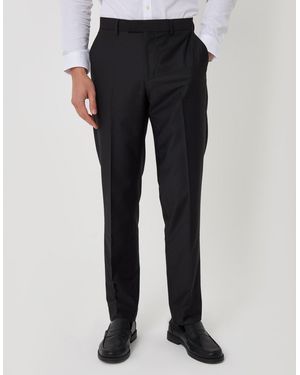 Threadbare Slim Fit Suit Trousers - Black